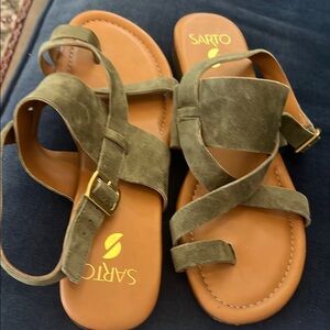 Olive Green Women's Sandals